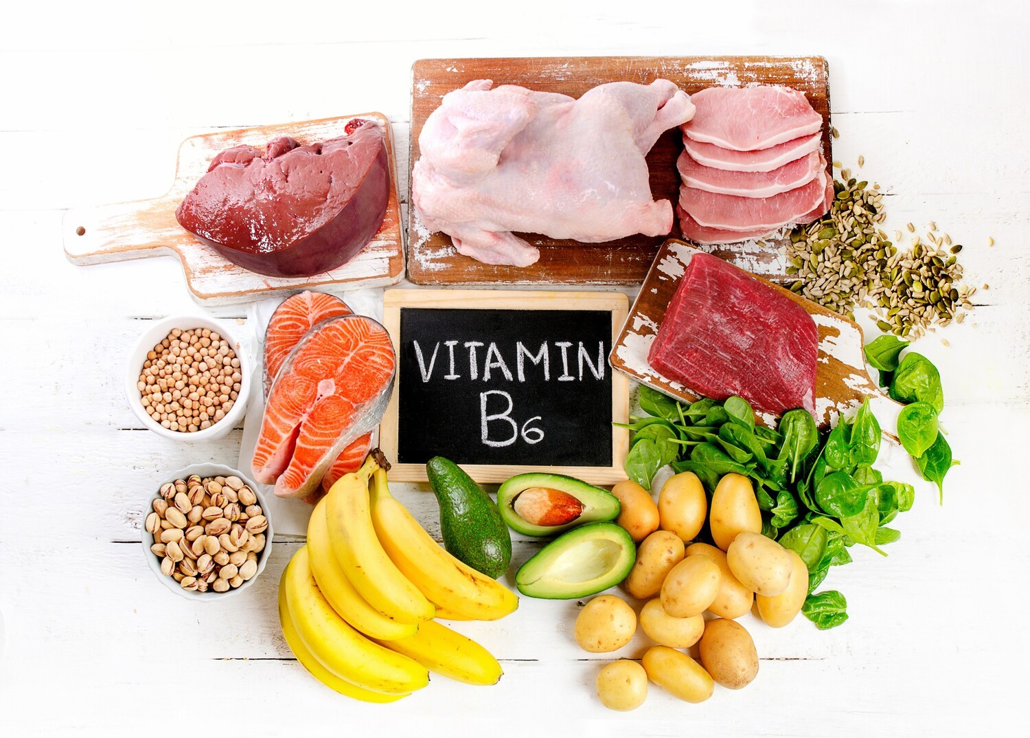 Voeding waar vitamine b6 in zit